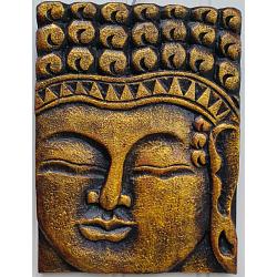 Buddha Tavla Golden Face (25x19cm)